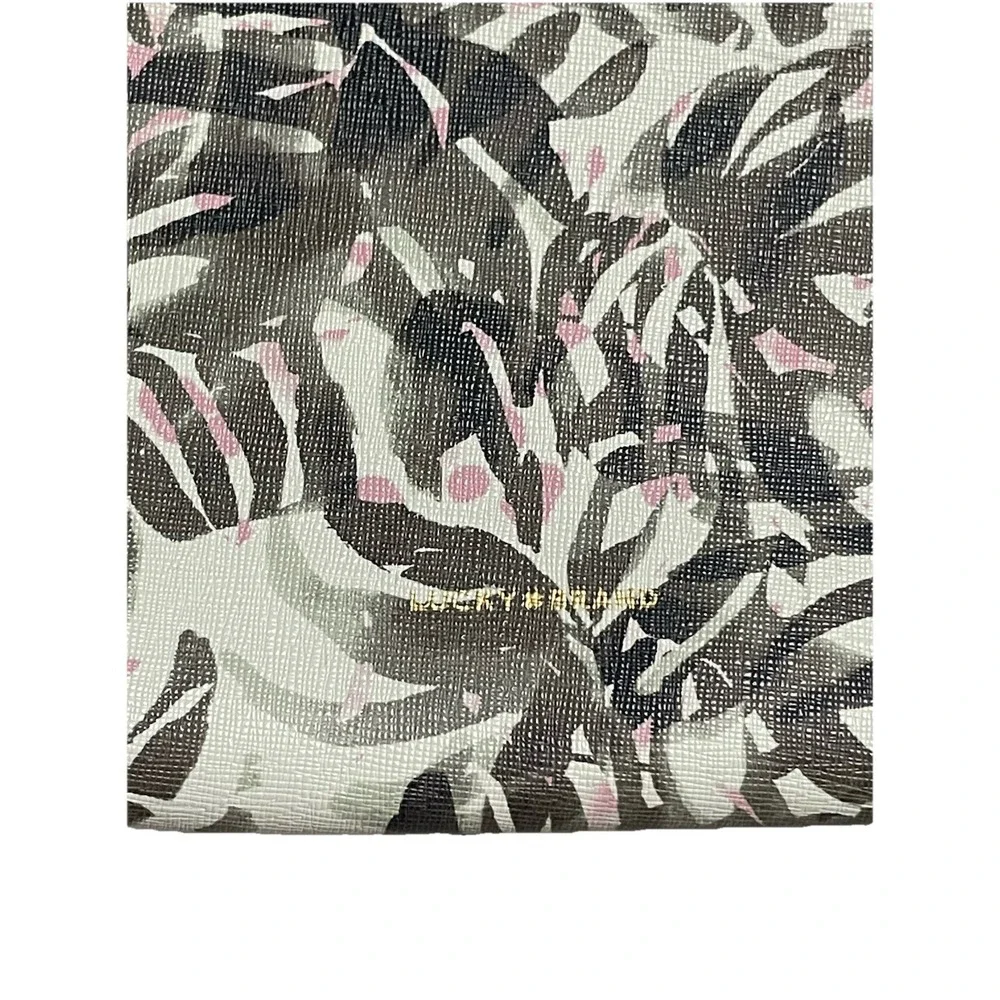 Lucky Brand Green Jungle Cosmetics Bag Style HKD0219 With Tassels 6.5